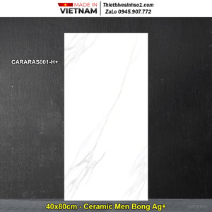 Gạch ốp tường Đồng Tâm 4080CARARAS001-H+ - 40x80