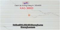 Gạch ốp tường sọc nổi trắng vân khói 30x60 KAG-36800