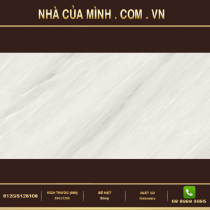Gạch ốp tường Vietceramic 612GS126106