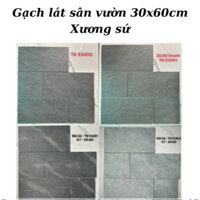 Gạch sân vườn 30x60cm, gạch lát nền vân sần, gạch lát sân vườn giả xi chống trơn
