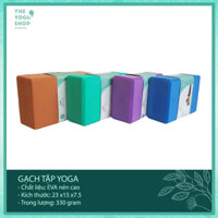 Gạch tập Yoga 8.5cm - Chất liệu EVA nén đặc 330gram - The Yogis' Shop