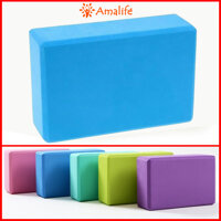 Gạch Tập Yoga Chọn Màu Chính Hãng Amalife Cao Cấp  Gối Tập Yoga Gạch Yoga Loại Nặng - Xanh dương