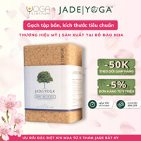 Gạch tập yoga JadeYoga™ chất liệu bần, kích thước tiêu chuẩn