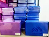 GẠCH TẬP YOGA PROCARE CAO CẤP - 1 CẶP - 1 Cặp 22cm x 15cm x 10cm - Xanh dương