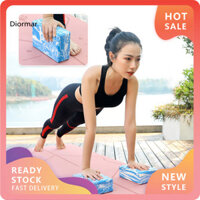 Gạch tập Yoga thân thiện với môi trường DIO Khối tập Yoga chống trượt mật độ cao Gạch nhẹ thân thiện với môi trường để kéo dài tập thể dục Bộ 1 cặp