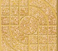 Gạch Terrazo lát vỉa hè 01V - Mắt nai vàng