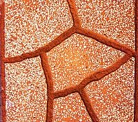 Gạch Terrazo lát vỉa hè 11V - Giả đá vàng