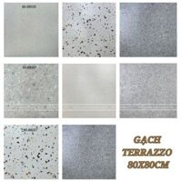 Gạch terrazzo 80x80cm - gạch giả đá mài - gạch lát nền 80x80cm - gạch ốp lát phòng khách - gạch indochine