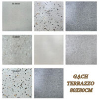 Gạch terrazzo - gạch giả đá mài - gạch lát nền 80x80cm - gạch ốp lát phòng khách - gạch indochine
