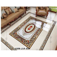 Gạch thảm chữ nhật 1,6x,2,4m-thảm hoa văn 3d lát nền