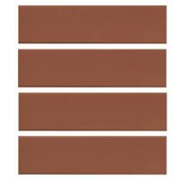 Gạch thẻ ốp tường ngoại thất màu nâu 60x240mm P6408