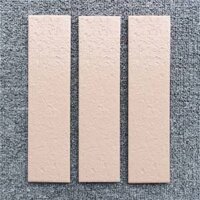 Gạch thẻ ốp tường ngoại thất màu hồng nhạt 60x240mm 86407
