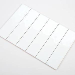 Gạch thẻ trắng mờ phẳng