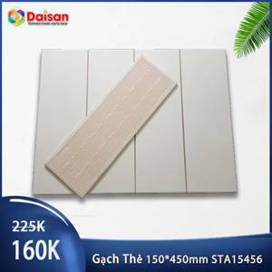 Gạch thẻ trắng mờ phẳng