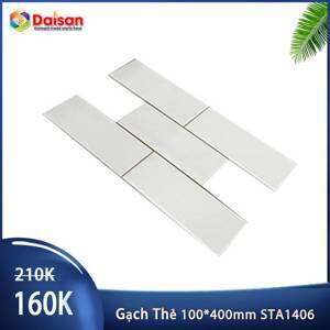 Gạch thẻ trắng mờ phẳng
