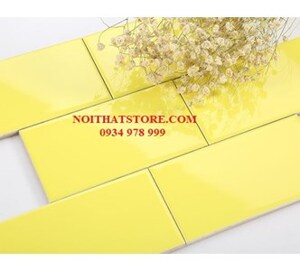 Gạch thẻ vàng bóng phẳng