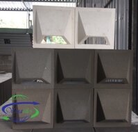 GẠCH THÔNG GIÓ BÁNH Ú XÁM