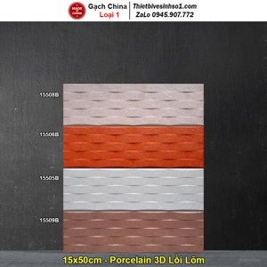 Gạch trang trí 15x50 15505B