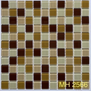 Gạch trang trí Mosaic thủy tinh MH 2566