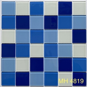 Gạch trang trí Mosaic thủy tinh MH 4819