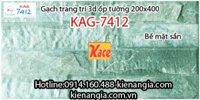 Gạch trang trí ốp tường bề mặt sần 20x40 KAG-7412