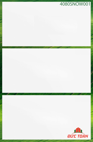 Gạch trắng trơn 400x800 Đồng Tâm 4080SNOW001