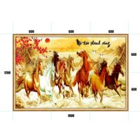 Gạch tranh mã đáo thành công MD40