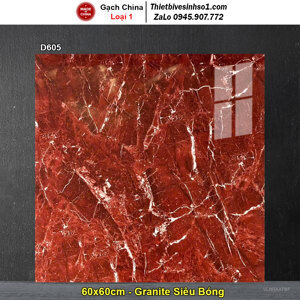Gạch Trung Quốc 60x60 vân đá đỏ