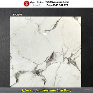 Gạch Trung Quốc 60x60 vân đá trắng