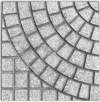 Gạch vỉa hè màu xám 40x40 QP3