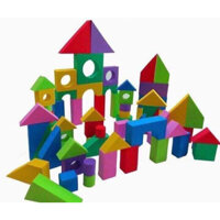 Gạch xây dựng II 1Kg II Khối xây dựng II Gạch xốp II Khối xốp II Đồ chơi mầm non