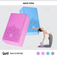 Gạch Yoga EVA Hoa Văn Mandala Khối Lượng 180g, Yoga Block, Dụng Cụ Tập Yoga Tại Nhà