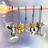 Gacha Bandai Bup be mat day chuyen Tom &amp; Jerry nhac truong sieu cute Moc khoa meo Tom va JERRY - Full bộ,M