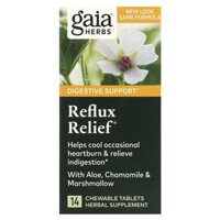 Gaia Herbs Reflux Relief 14 Chewable Tablets