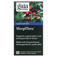 Gaia Herbs SleepThru 60 Vegan Liquid Phyto-Caps
