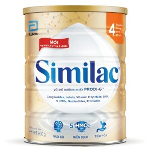 Sữa bột Abbott Similac Gain Kid IQ 4 - hộp 900g (dành cho trẻ từ 3 - 6 tuổi)