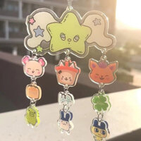 ✨Gai✨Nctwish Chuông Gió Móc Khóa Acrylic Hoạt Hình Dễ Thương Ngoại Vi Túi Học Mặt Dây Chuyền Quà Tặng ✨Sự kiện có hạn✨