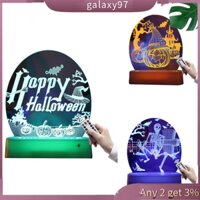 Galaxy Đèn Ngủ Để Bàn Hình Đầu Lâu / Bí Ngô 3D Trang Trí Tiệc Halloween