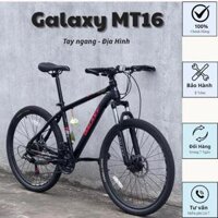 Galaxy MT16, xe đạp thể thao địa hình, khung hợp kim, Shimano 21 tốc độ, phanh đĩa, phuộc nhún, nhập khẩu chính hãng