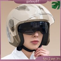 Galaxy Mũ Bảo Hiểm 3 / 4 Có Khóa Cài Tháo Lắp Nhanh Cho Nam