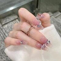Galaxy Phụ Kiện Trang Trí Móng Tay Trong Suốt Đính Đá Sang Trọng