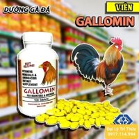 GALLOMIN Thuoc Gà Đá, Gà Chọi Mỹ Nuôi Lên Bo, Lên Cơ, Đá Mạnh, Lì Đòn, Tải Cựa Mạnh, Đá Sung, Đá Là Thắng