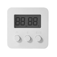 Galuru 【Selling】Timer Âm Thanh Lớn Từ Lại ABS Nhựa Phong Cách Bắc Âu Chữ Số Báo Động Cho Nhà Bếp