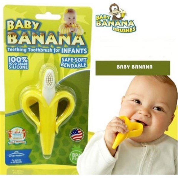 Gặm nướu & bàn chải 2 trong 1 Baby Banana