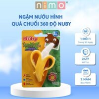 Gặm nướu cho bé chất liệu silicon mềm cao cấp không chứa BPA hình quả chuối Nuby- Nimo