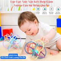 Gặm Nướu Cho Bé Silicon Cao Cấp, Bóng Vòng Ngậm Nướu Cho Bé, Xúc Xắc Gặm Nướu