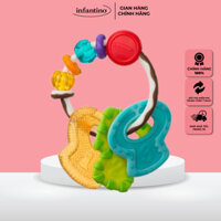 Gặm Nướu Hình Chùm Chìa Khoá INFANTINO Cool & Chew Teether Keys Dành Cho Bé Trong Thời Kỳ Mọc Răng Bằng Nhựa ABC Cao Cấp