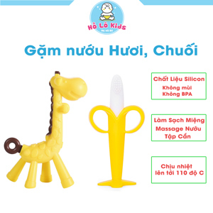 Gặm nướu hươu, chuối cho bé Nhật Bản