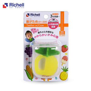 Gặm nướu silicone Richell có hộp – Quả dứa RC22027