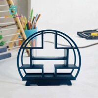 Gamchiano 1: 12 Kệ Sách Nhà Búp Bê Nội Thất Bằng Gỗ Cho Phòng Khách Phòng Ngủ Nhà